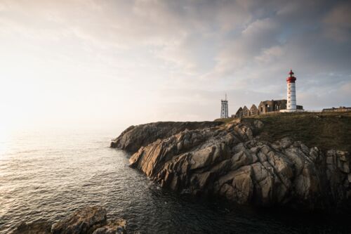 Leuchtturm und Küste in Frankreich - Betange